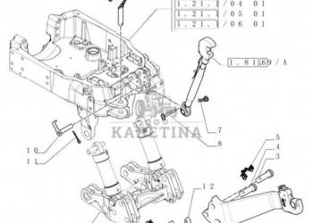 New Holland T6010 Cięgło dolne 87731099