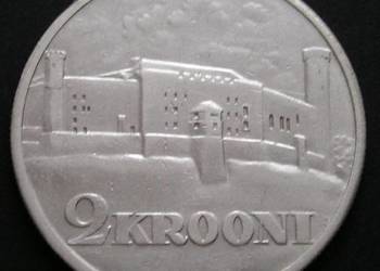 ESTONIA 2 KORONY 1930 - REVEL ZAMEK - SREBRO