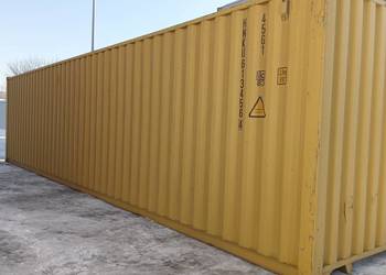 Kontener morski 40 HC / High Cube / 12 metrowy - Pewny Kontener.