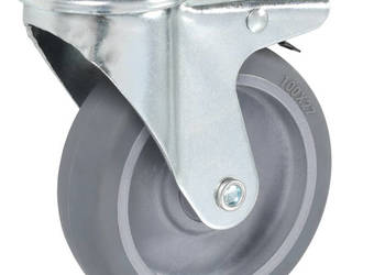 8 skrętnych kółek z otworem na śrubę 100 mm WM-277866