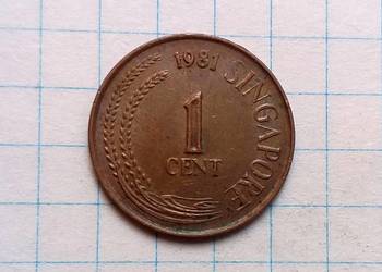 1 CENT 1981 ROK - SINGAPUR