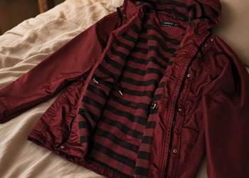 Stylowa bordowa kurtka Topman L | Bardzo dobry stan