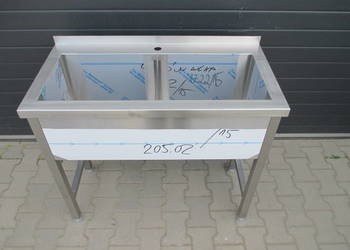 SOLIDNY ZLEW BASEN 2 KOMOROWY 100/50/85 NOWY
