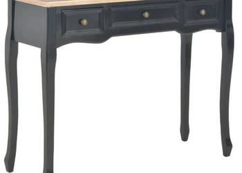 Stolik konsolowy z 3 szufladami czarny WM-280046