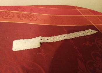 Koronka biała gipiura  3m do obszycia