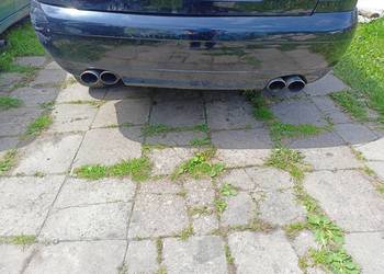 Zderzak Tył Podwójny Wydech Czarny Audi A4 B5 FL (a-1)
