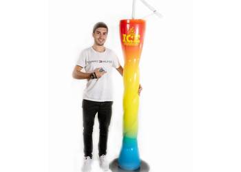 Makieta kielich kubek 3D model slushy granita REKLAMA 170 cm