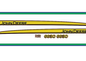 Naklejki na maskę Traktor Ciagnik John Deere 6830 Premium Nalepki