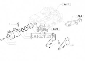 New Holland T6010 T6090 T6070 Siłownik podnośnika 86mm bore dia 5131998