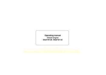 LIEBHERR D904, D914, D906, D916, D924, D926 ins. obsługi