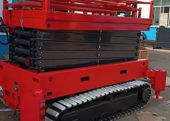 Elektryczny podnośnik podest roboczy nożycowy gąsienicowy Elektryczny podnośnik podest roboczy nożycowy gąsienicowy