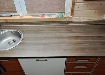 Blat IKEA EKBACKEN 3.8 cm ze zlewozmywakiem i baterią