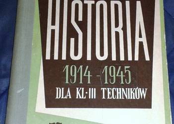 Historia 1914-1945 dla kl 3 techników