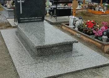 Nagrobek pojedynczy,strzegomski / impala z posadzką nr.949
