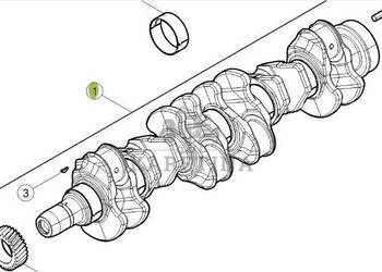 CLAAS Arion 610 660 Wał Korbowy Silnika CZĘŚCI 0011615290 00 1161 529 0 Jastrzębniki
