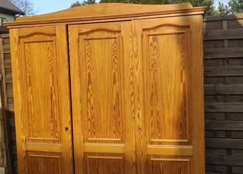 Szafa 3-drzwiowa sosnowa duża