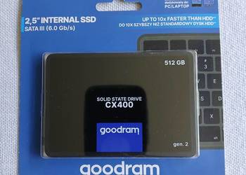 Dysk SSD Goodram CX400 Gen. 2 512GB 2,5" SATA III
