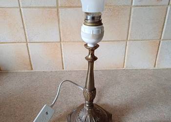 vintage lampka mosiężna