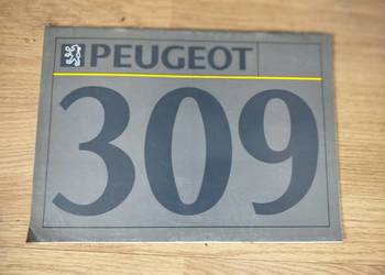 Pegout 309 1989 -92r folder reklamowy