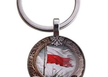 Brelok Patriotyczny „First to Fight Polska” do Kluczy Nowy Poland flaga