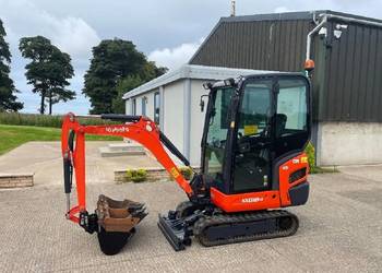 Kubota KX018-4 (2015) – minikoparka w bardzo dobrym stanie