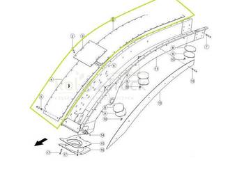 BLACHA CLAAS JAGUAR 930-980 1417970
