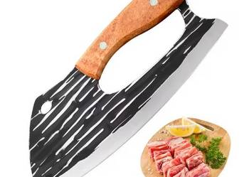 Nóż Kuchenny Tasak Ostry Myśliwski dla Szefa Kuchni 21 cm Stal Nierdzewna