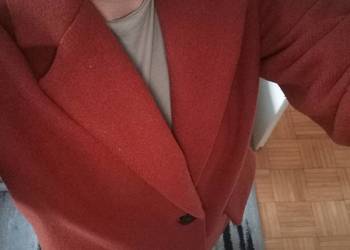płaszcz zimowy mango L (40) ceglasty