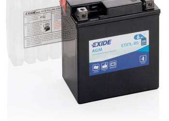 Akumulator motocyklowy EXIDE ETX7L-BS YTX7L-BS 12V 6Ah 100A