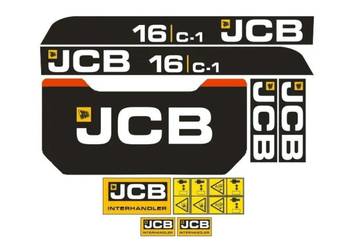 Naklejki oklejenie naklejka - JCB 16 C-1 Zamiennik