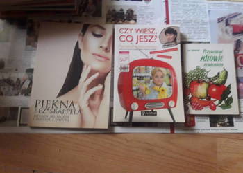 Pakiet 3 sztuki:Wies, co jesz?Przywracać zdrowie  żywieniem ,Piękna bez  sk