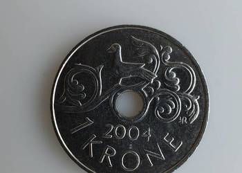 Moneta 1 korona KORONE  2004 Norge Norwegia