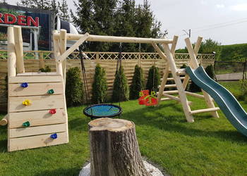 Plac zabaw huśtawki ślizg montaż w cenie