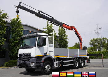 Mercedes-Benz Arocs 2633 burtowy / HDS FASSI F155A.0.23 / PILOT / 230 tys. Mercedes-Benz Arocs 2633 burtowy / HDS FASSI F155A.0.23 / PILOT / 230 tys.