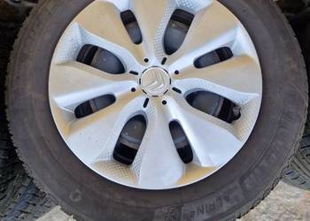 Felgi stalowe CITROEN 15" z oponami zimowymi MICHELIN 185/65R15