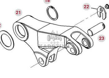 Valtra S274 S294 S324 S394 Fendt S927 S930 S933 S939 Ramię Podnośnika 9038…
