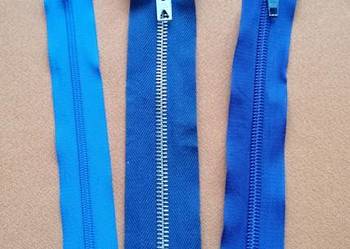 Suwak,zamek błyskawiczny granatowy, niebieski, fioletowy.Expres