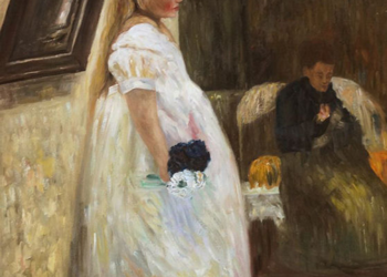 Obraz kopia Imieniny babuni - Olga Boznańska