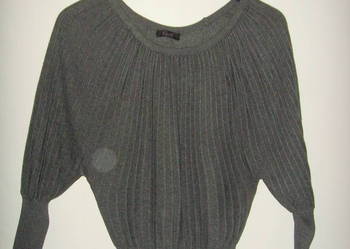 Szary dzianinowy sweterek rozmiar M Szary dzianinowy sweterek rozmiar M