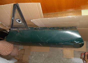 Drzwi zielone Fiat 124 Spider (1966 – 1982) lewa strona