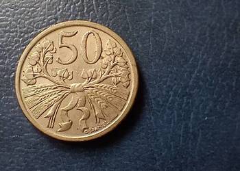 Stare monety 50 halerzy 1921 Czechoslowacja