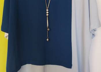 XXL Trójkolorowa elegancka tunika/ bluzka na okazje szczególne Vince Camuto