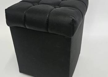Pufa otwierana z pojemnikiem ekoskóra 30 x 30