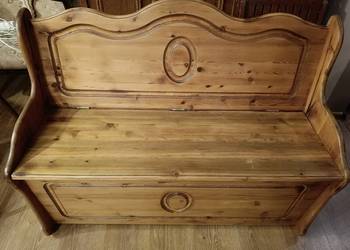 Ława drewniana, siedzisko