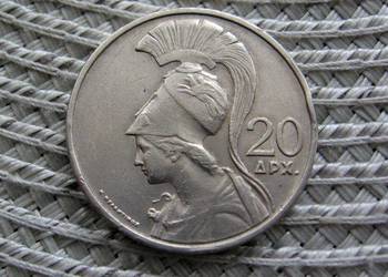 Grecja 20 Drachma 1973r - Junta