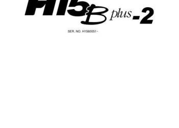 Hanix H15B-2 H22B katalog części zamiennych PL
