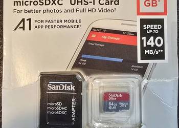 Karta pamięci microSDXC SanDisk Ultra 64GB