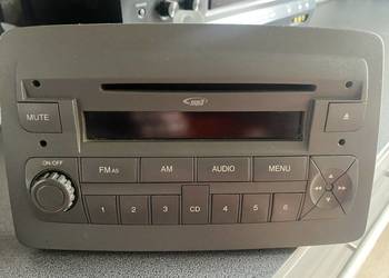 Radio duże Fiat Panda plus ramka