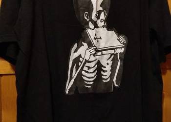 Koszulka T-shirt kościotrup biblia bawełna, wysoka jakość printu XL XXL