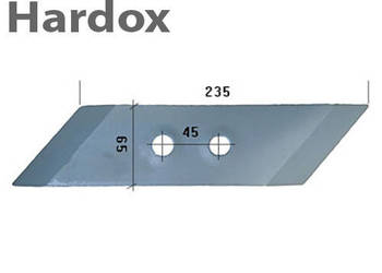 Dłuto 100hektarów HARDOX 1176598P części do pługa DOWDESWELL